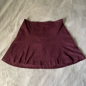 Elegant Burgundy Skirt